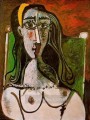 座る女性の胸像 1960年 パブロ・ピカソ